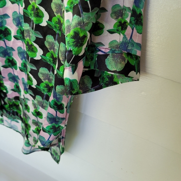 Gerard Darel Silk Floral Blouse Size 40 (US 8) - Picture 5 of 9
